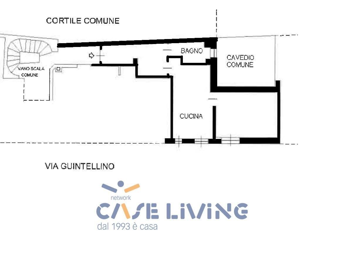 Foto 20 - Two-room apartment Via Guintellino
 
23, Milano - floor plans 1