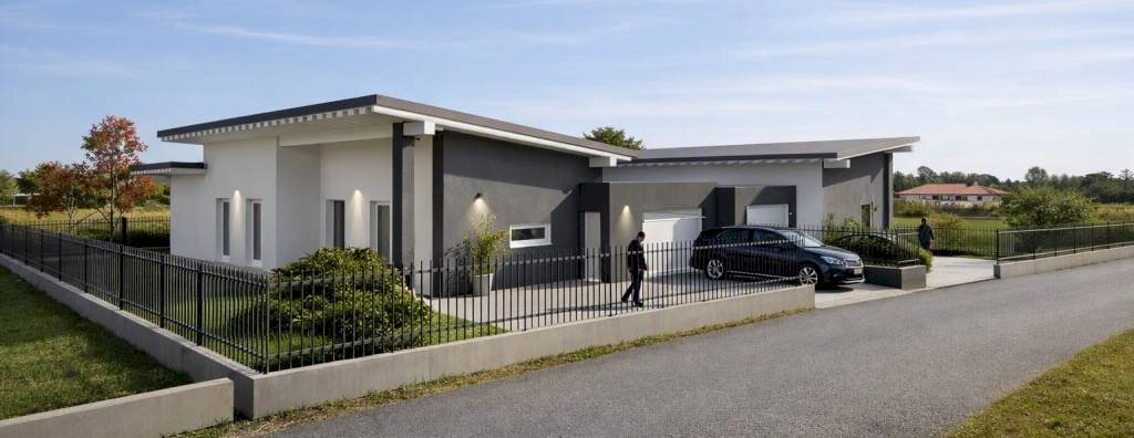 Facciata - Villa via Leonardo da Vinci, Varallo Pombia - foto 1