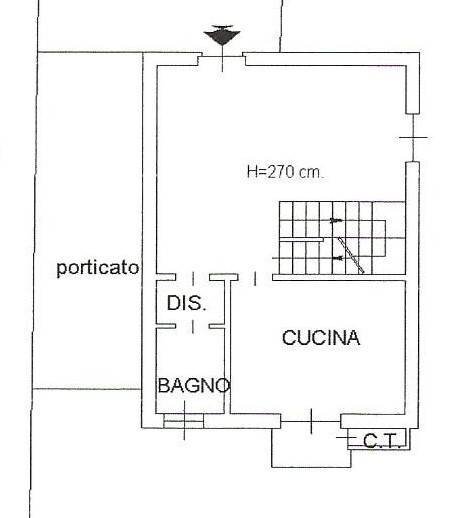 Villa a Schiera frazione Roata Rossi, Cuneo - planimetria 1