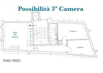 Planimetria - Appartamento via del Fossato, Bologna (zona Costa Saragozza) - foto 28