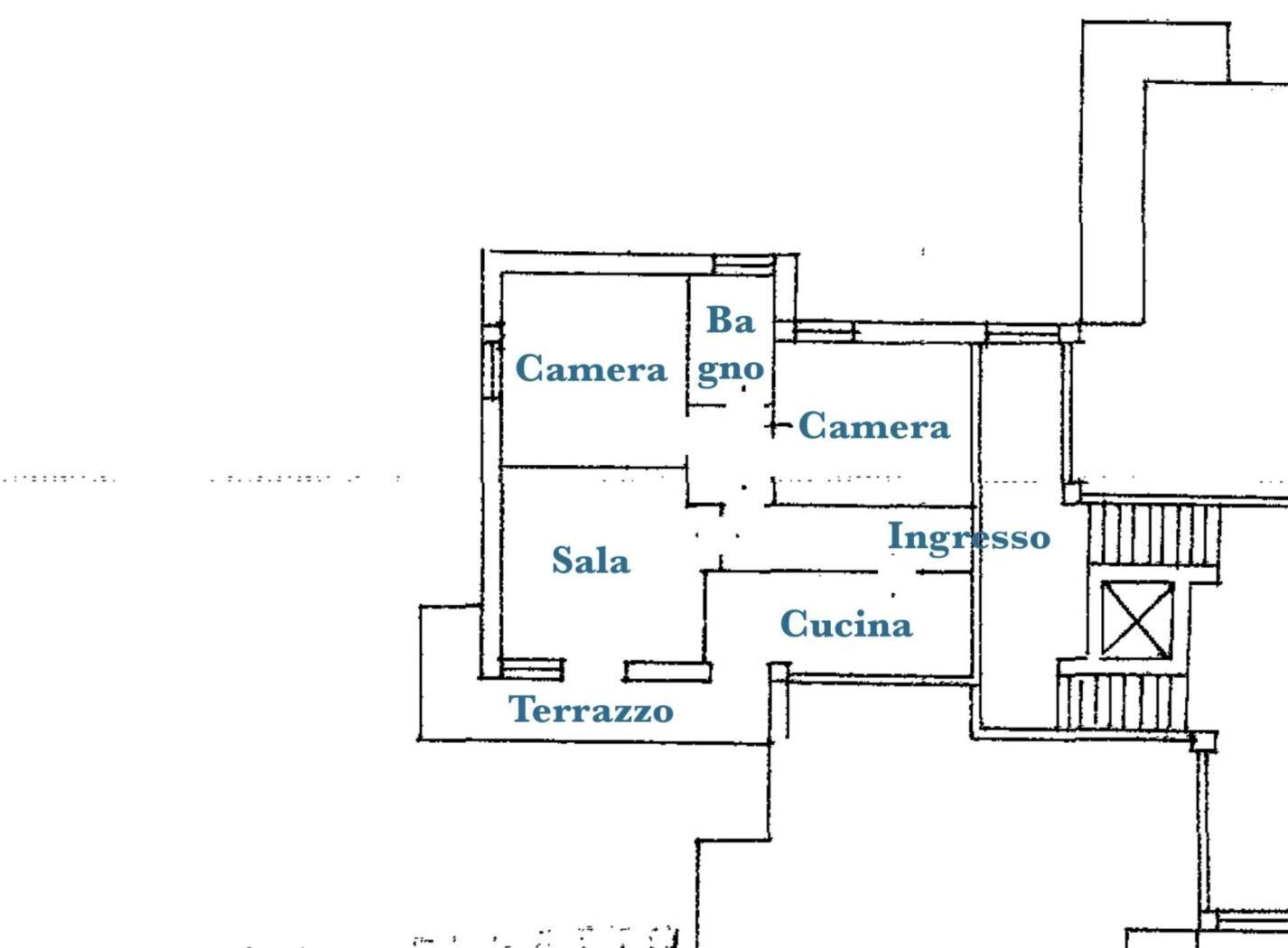 Appartamento via Enrico Casanova, San Lazzaro di Savena - planimetria 1