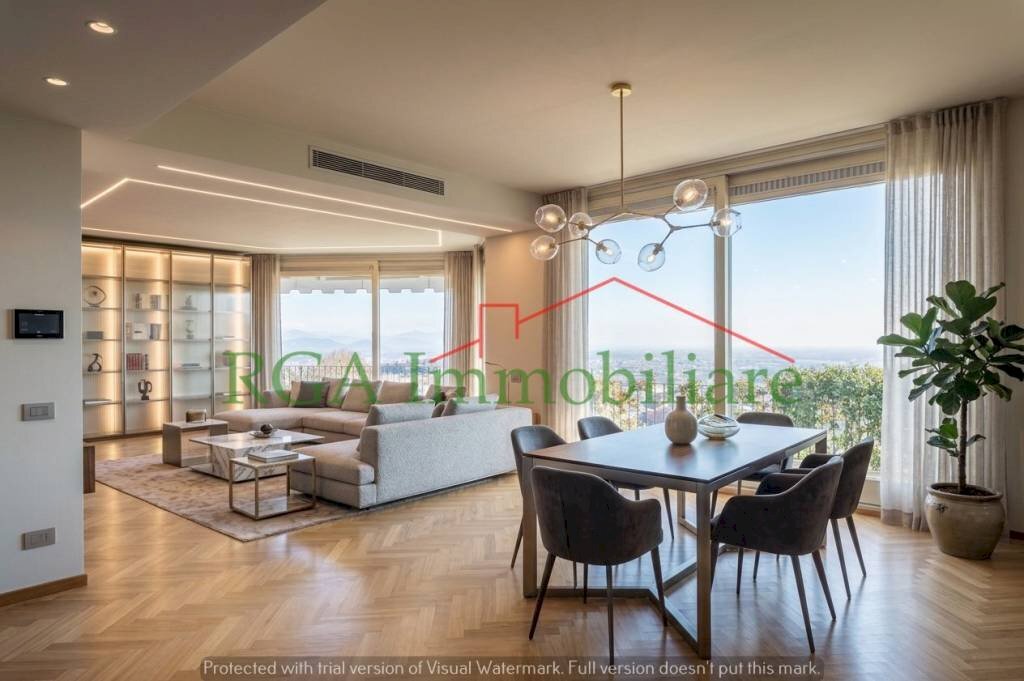Salone - Villa via Borgo Canale, Bergamo (zona Colli) - foto 3