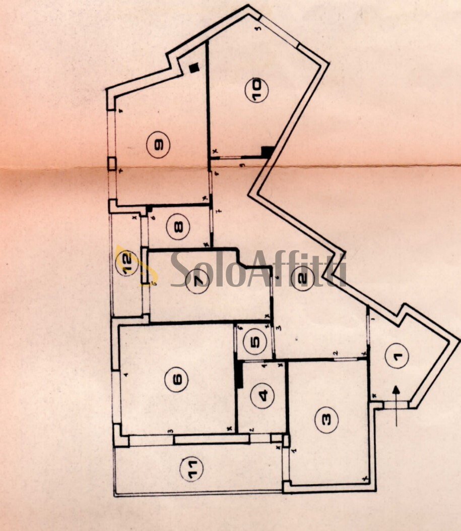 PLANIMETRIA - Quadrilocale Piazza Francesco Muzii, Napoli (zona Arenella) - planimetria 1