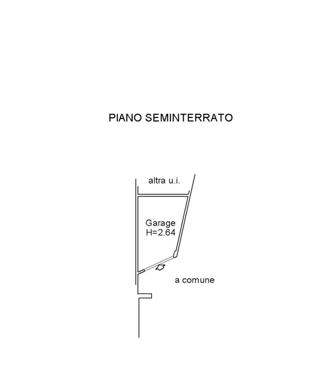 Planimetria - Box Via Cittadella, Firenze (neighborhood Santa Maria Novella) - floor plans 1