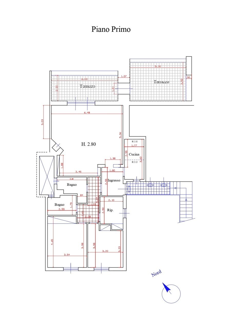 Planimetria copia_page-0001 - Appartamento Via dell’ Appetito snc, Monte Argentario - planimetria 1