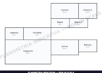 Planimetria - Appartamento Via XX Settembre, Canicattì - foto 11