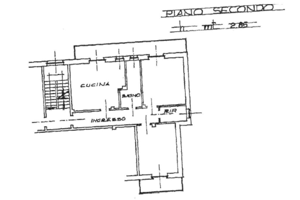 Three-room apartment Via San Vito, Nole - floor plans 1