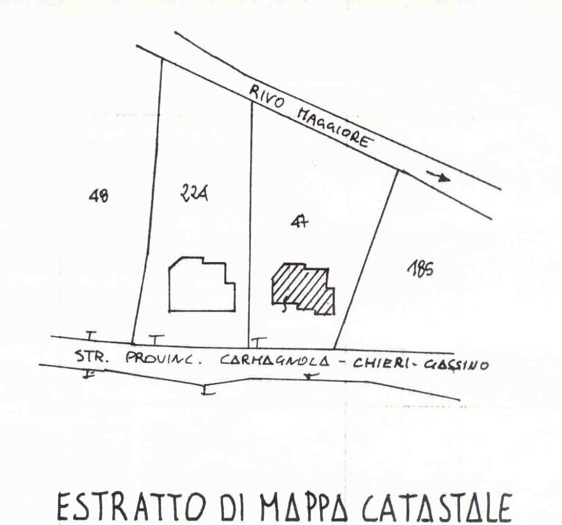 Villa strada Bardassano, 24, Castiglione Torinese - planimetria 1
