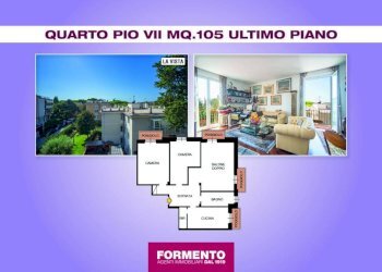 Planimetria - Appartamento viale Ammiraglio Giorgio des Geneys, Genova (zona Quarto) - foto 1