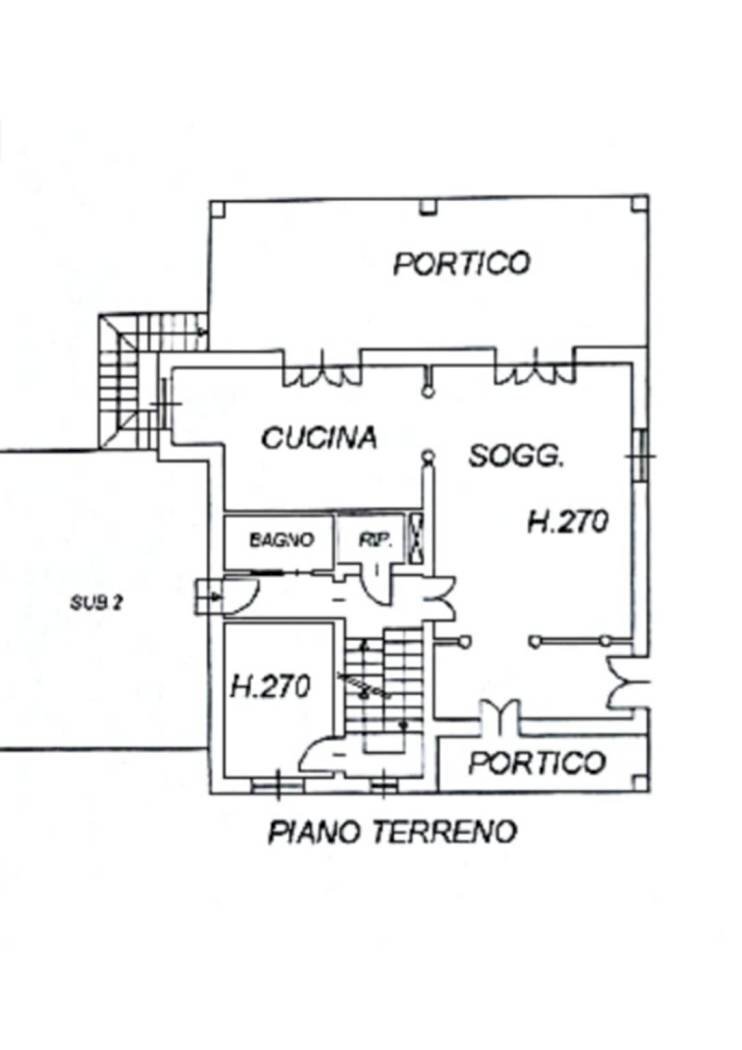 Villa strada Budellungo, Parma - planimetria 1