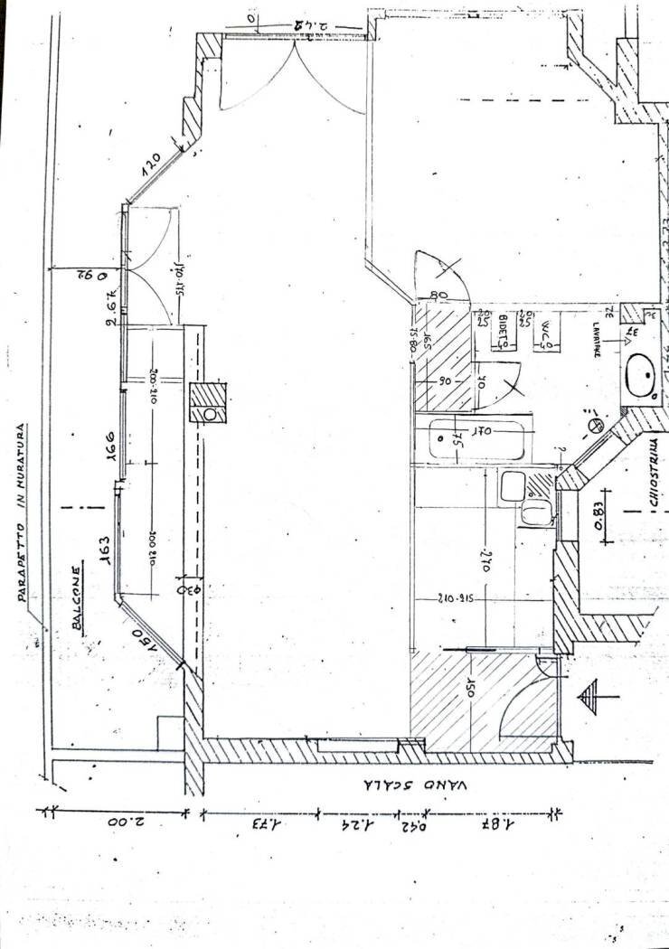 Attic via Eleonora Duse, Roma - floor plans 1