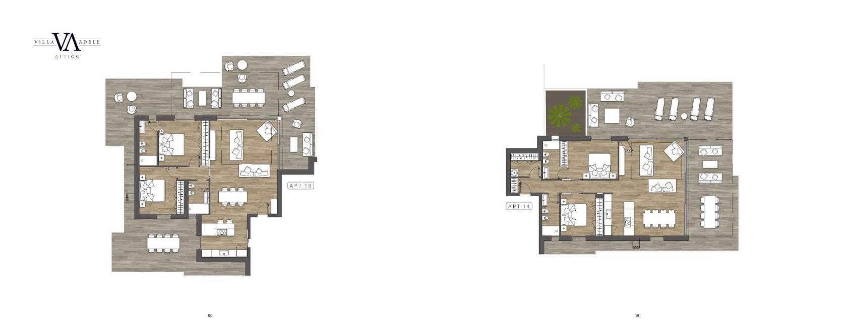 Attico via Trentun, Celle Ligure - planimetria 1