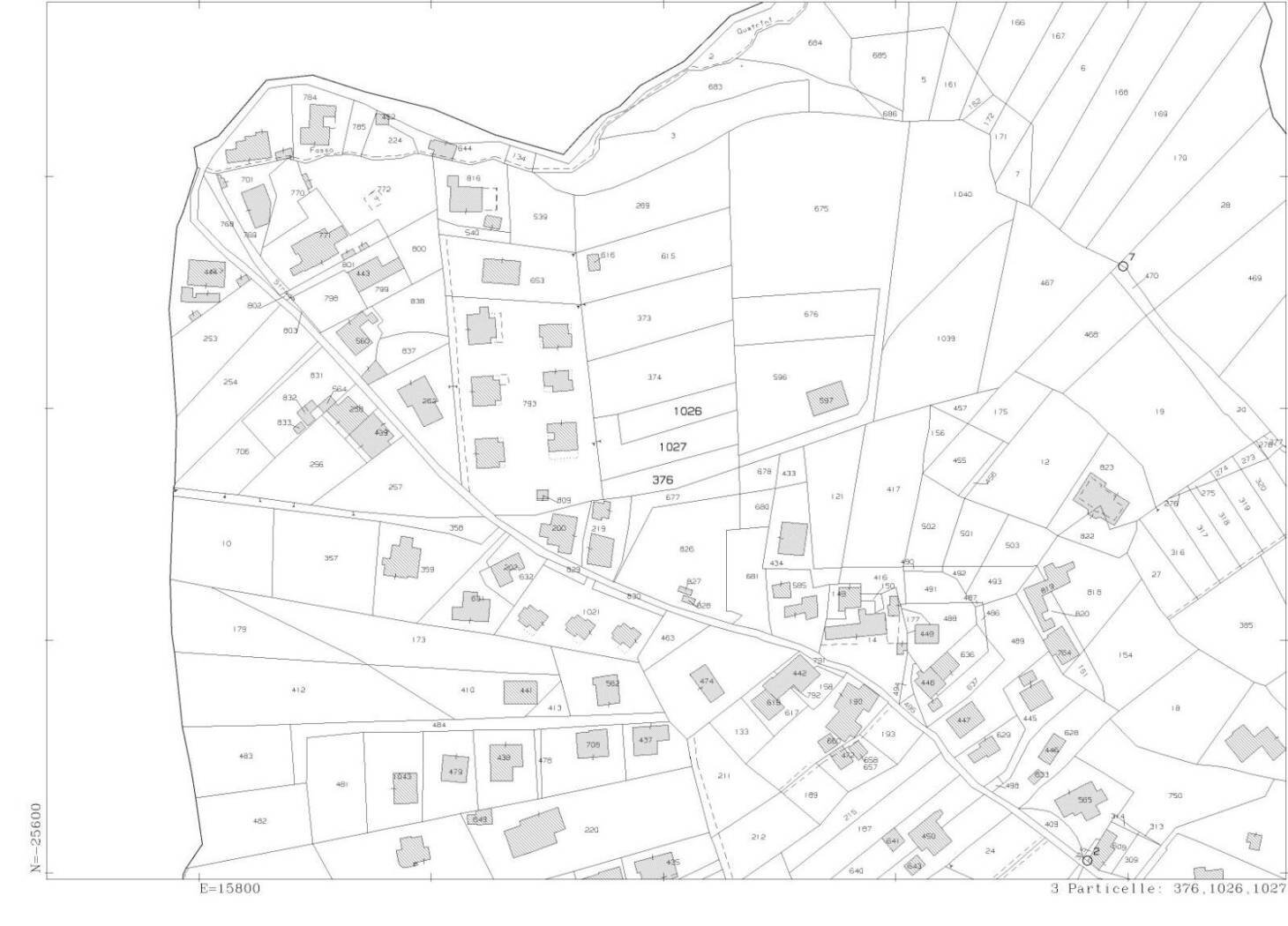 Terreno edificabile via dei Garofani, 13, Catanzaro - planimetria 1