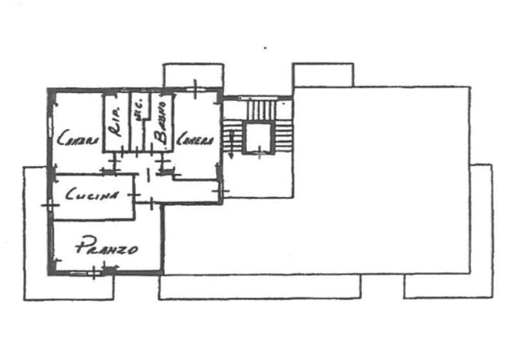 Quadrilocale Viale Ruffini, Riccione - planimetria 1