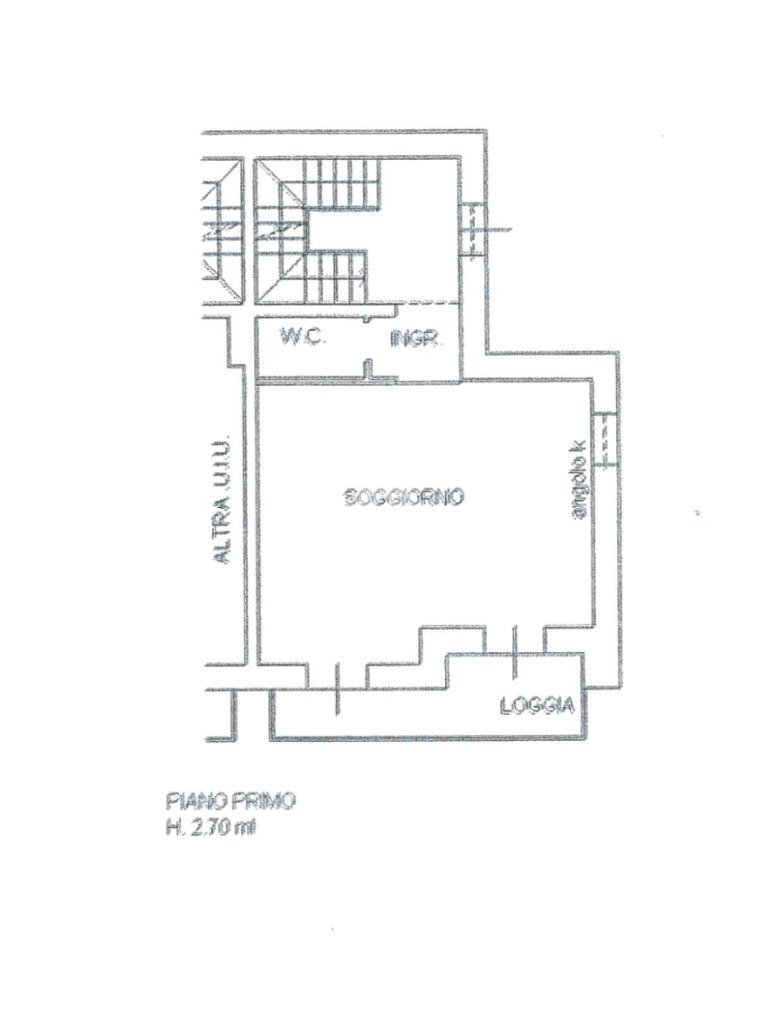Porzione di casa Via Trento, Scandiano - planimetria 1