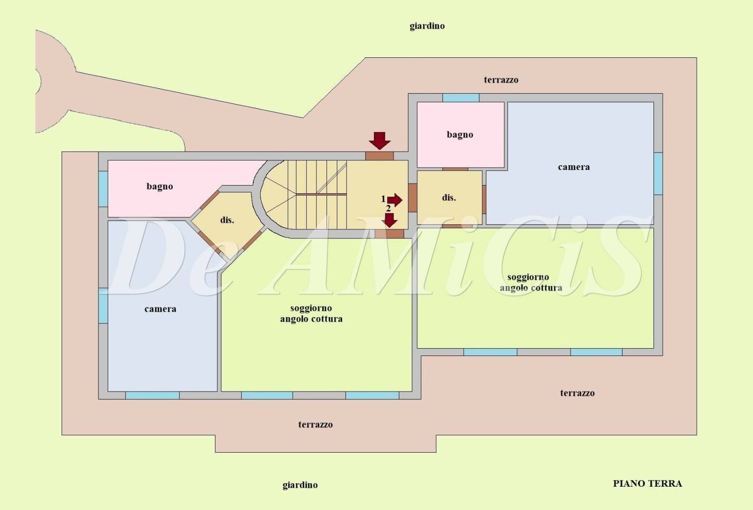 Terreno edificabile Bordighera - planimetria 1