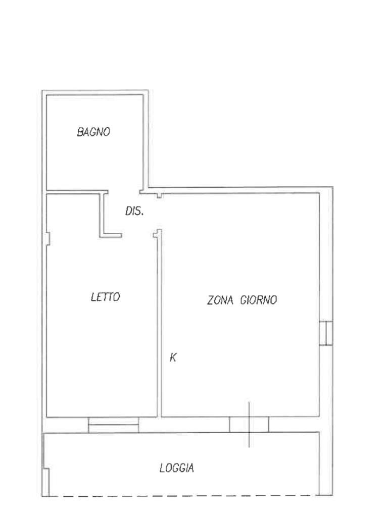 Bilocale Via della pineta, Ravenna (zona Punta Marina) - planimetria 1