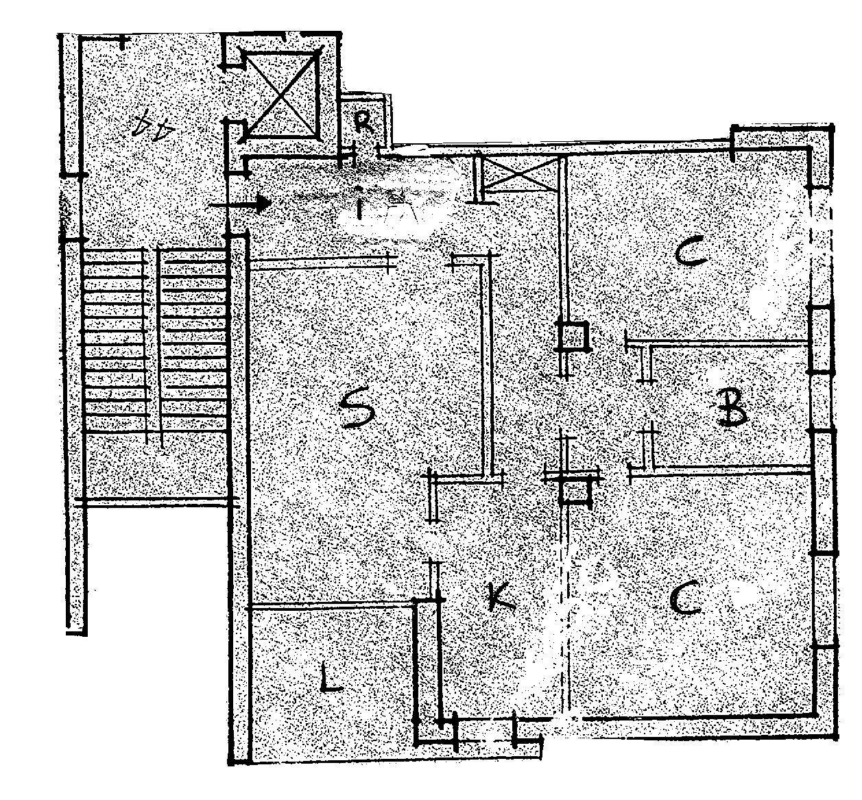 Quadrilocale Bettini, 3, frazione Quarto Inferiore, Granarolo dell'Emilia - planimetria 1