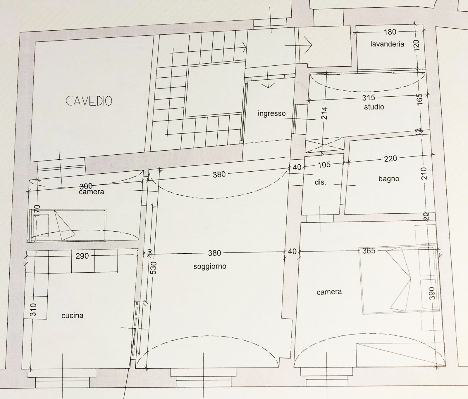 Appartamento Piazza Padre G. Mauro, snc, Dolceacqua - planimetria 1