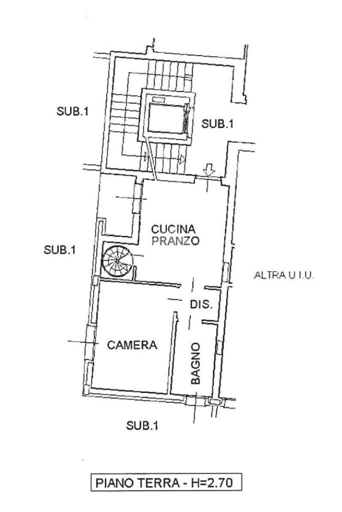 Two-room apartment Via S. Martino, Rho - floor plans 1