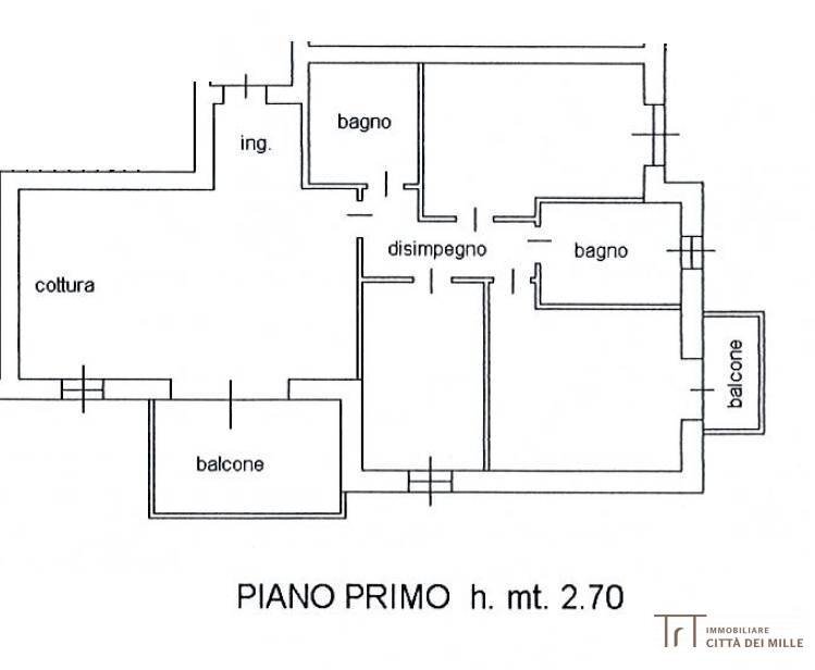 Foto 21 - Four-room apartment Via Deco' e Canetta, Seriate - floor plans 1