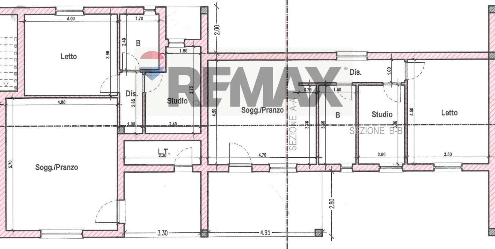 Pianta 2D - Villa via Solferino ang via Peschiera
 
11, Anzio - planimetria 1