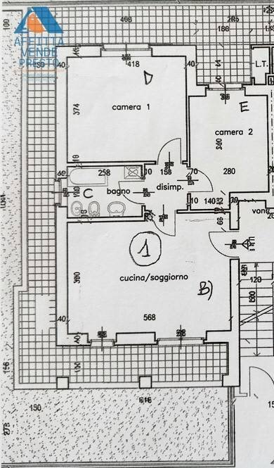 Foto 2 - Three-room apartment Castelrosso, Chivasso - floor plans 1
