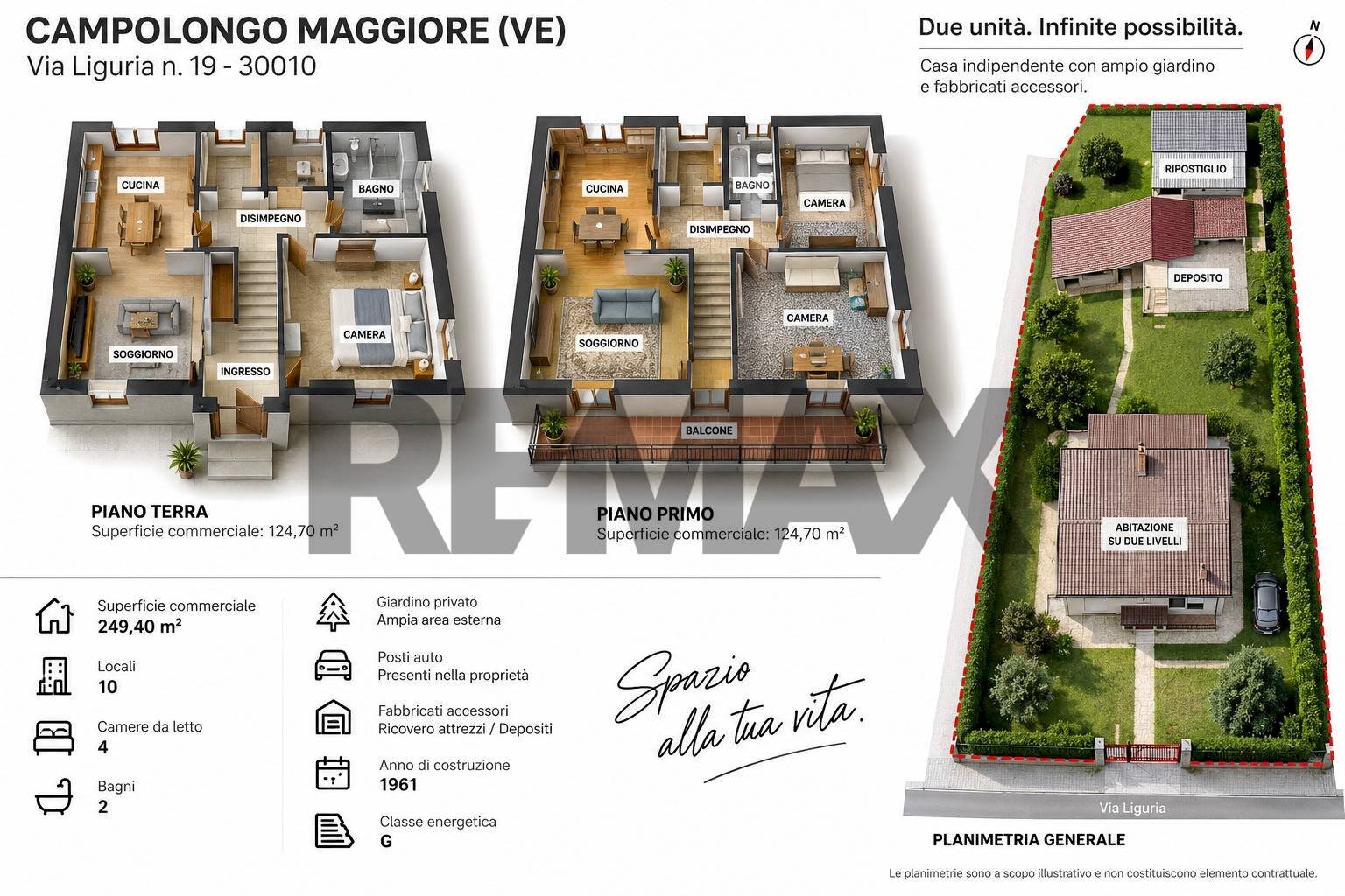 Pianta 3D - Casa indipendente Via Monte Berico
 
1, Campolongo Maggiore - planimetria 1