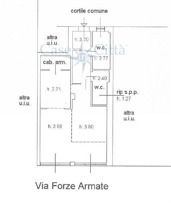 Foto 27 - Loft Via Delle Forze Armate, Milano - planimetria 1