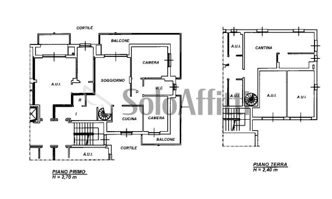 PLANIMETRIA - Appartamento Via XXV Aprile 32, Landriano - planimetria 1