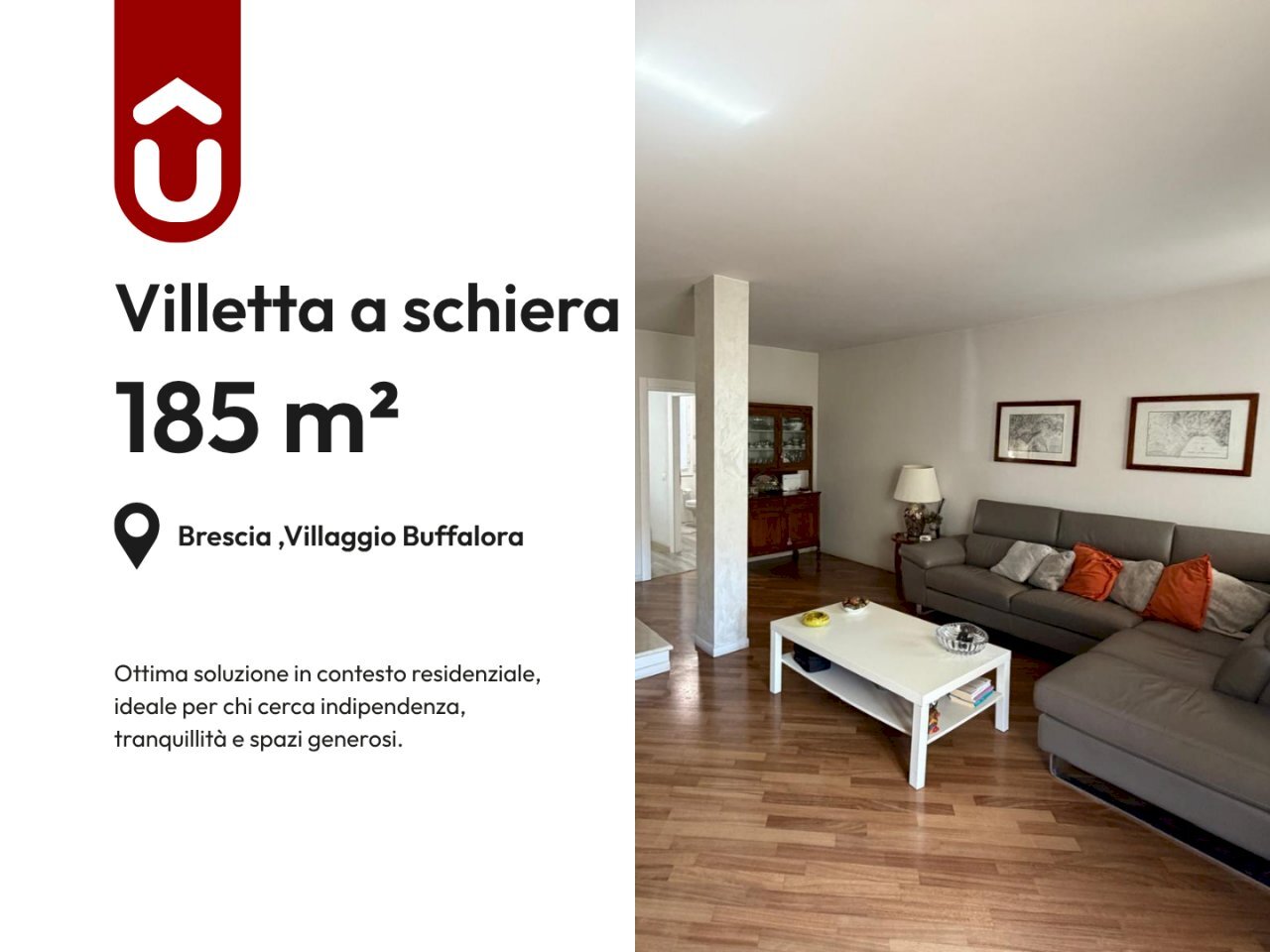 PRIMA PAGINA - Villa a Schiera Via Prima Vill. Buffalora 35, Brescia - foto 1
