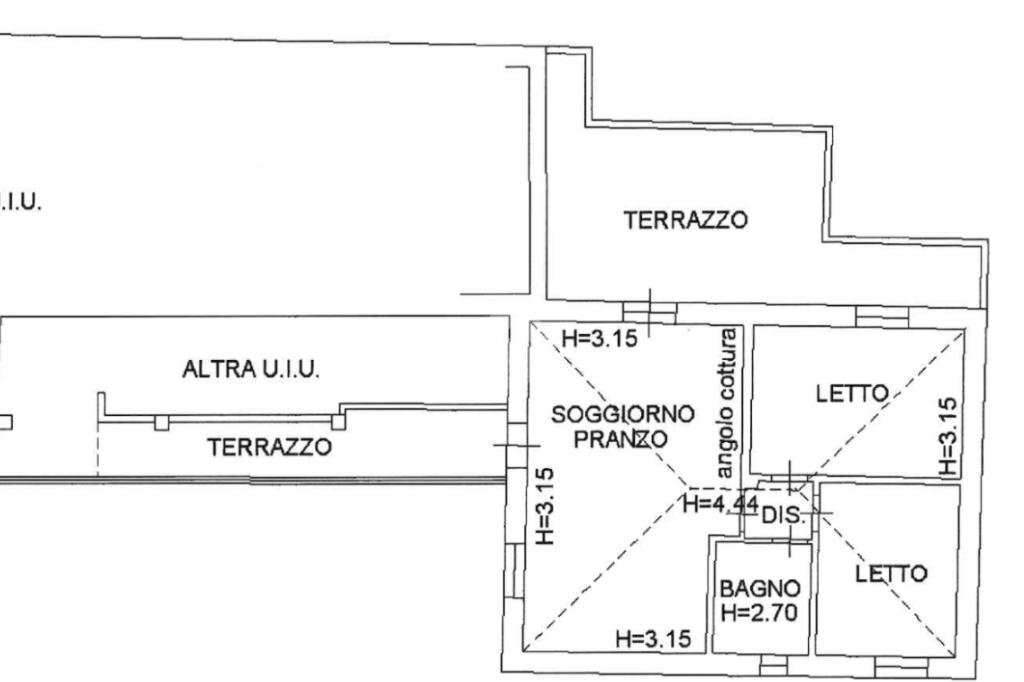 Trilocale Via XXIV Maggio, Campegine - planimetria 1
