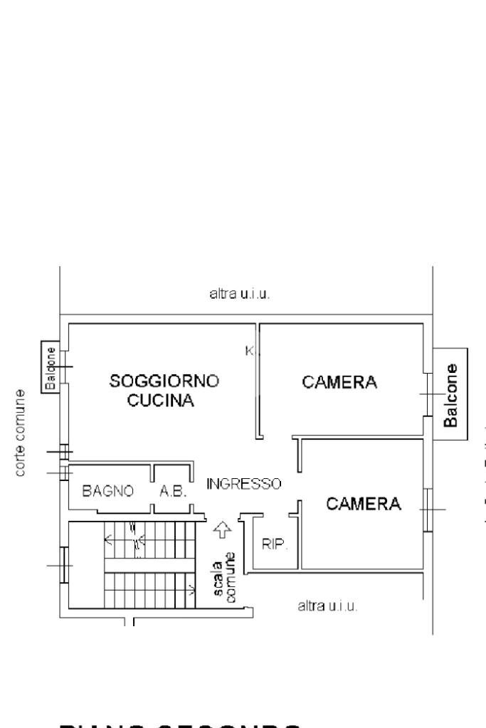 Trilocale Via Carlo Bellerio, Milano (zona Affori) - planimetria 1