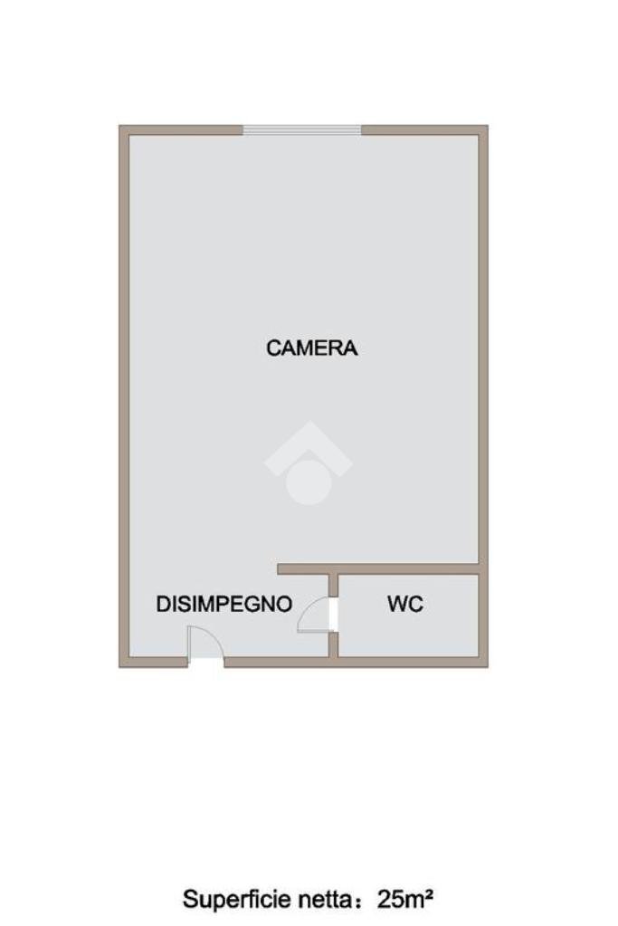 One-room apartment Via cumiana, Torino (neighborhood San Paolo) - floor plans 1