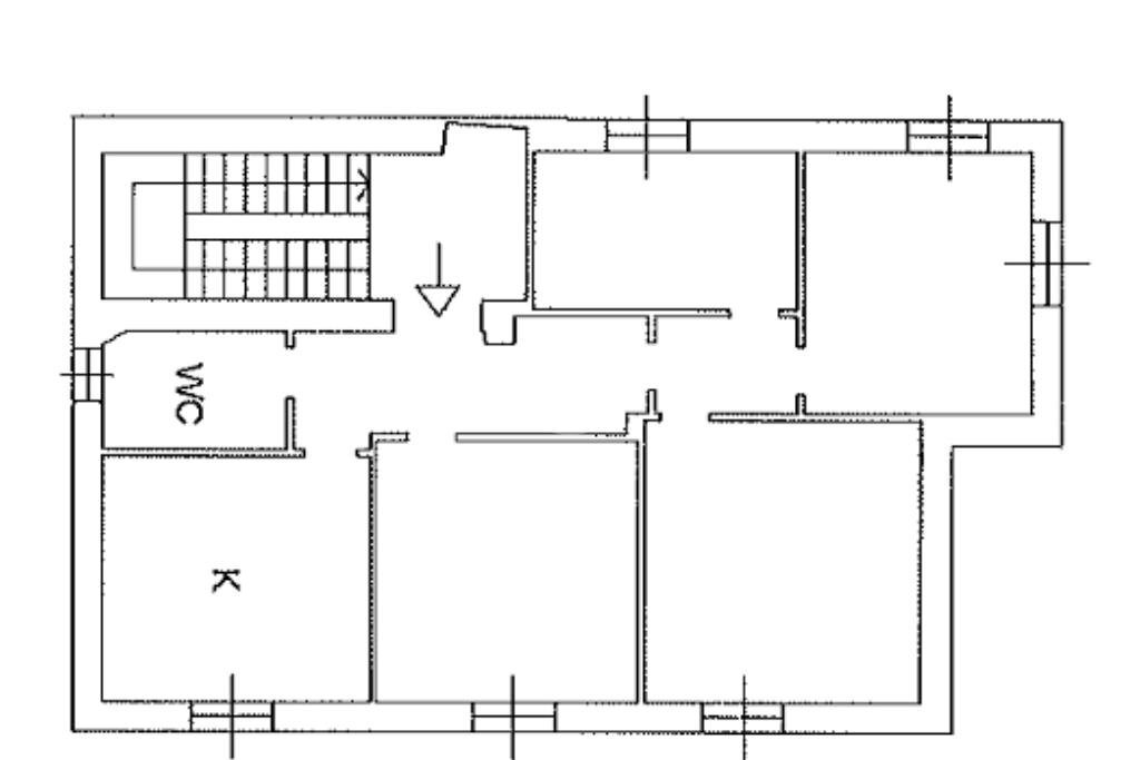 Quadrilocale V. Campomorone, Genova (zona Pontedecimo) - planimetria 1