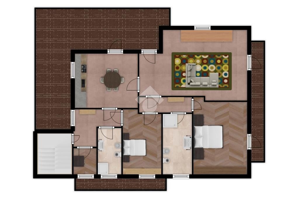 Villa Via dei Badilanti, Corbetta - floor plans 1