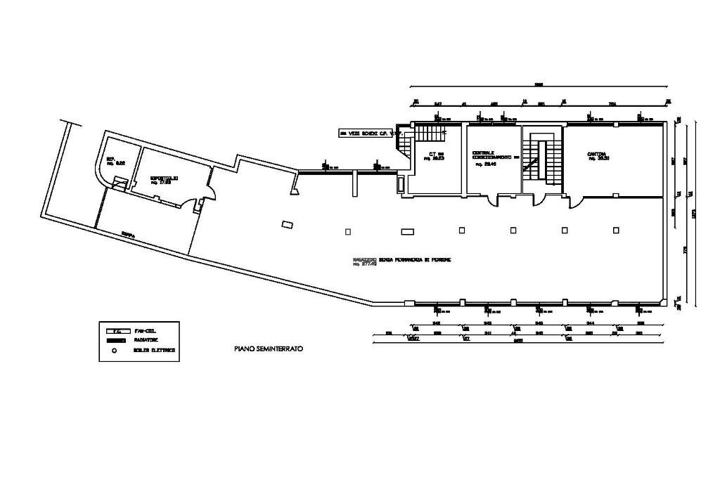 Office Via del Chiù, Bologna (neighborhood Santa Viola) - floor plans 1