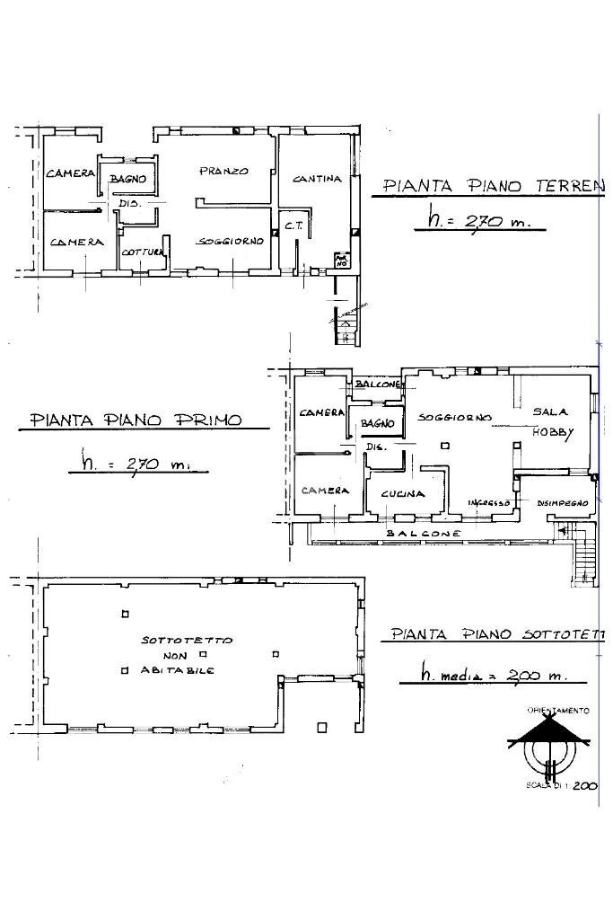 Casa semi indipendente Via piave, Strambino - planimetria 1