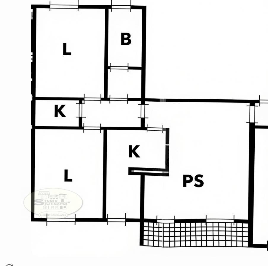 Foto 11 - Four-room apartment Castelnuovo Rangone - floor plans 1