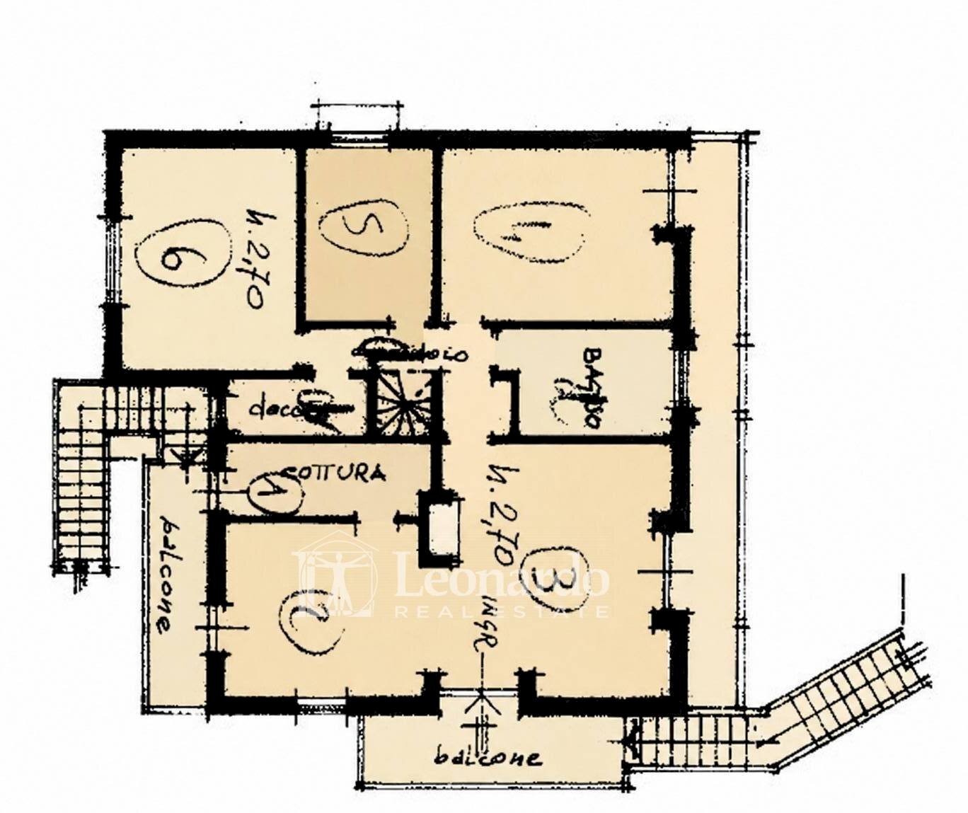 Foto 26 - Apartment via Sarzanese nord, Massarosa - floor plans 1