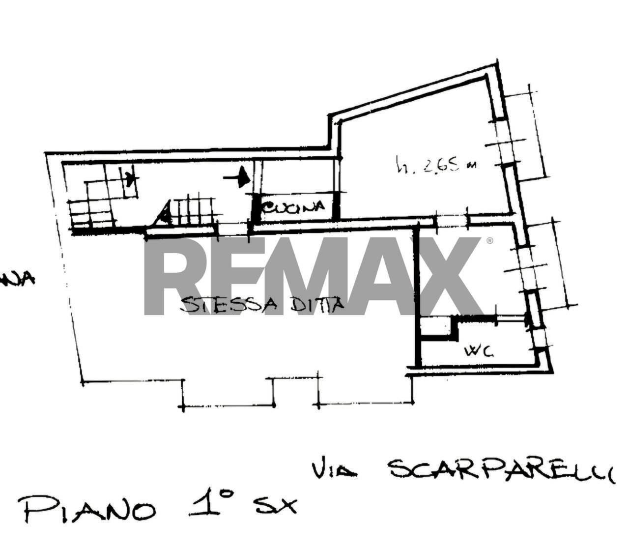 Pianta 2D - Bilocale Via Scarparelli
 
8, Palermo - planimetria 1