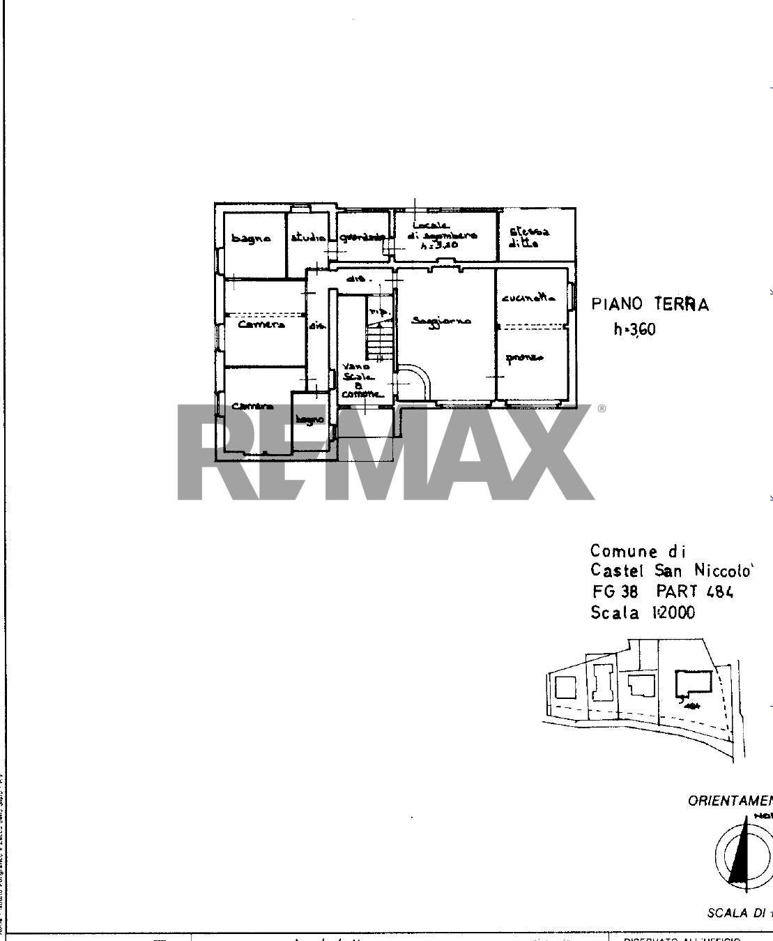 Pianta 2D - Casa semi indipendente VIA IV NOVEMBRE
 
1A, Castel San Niccolò - planimetria 1