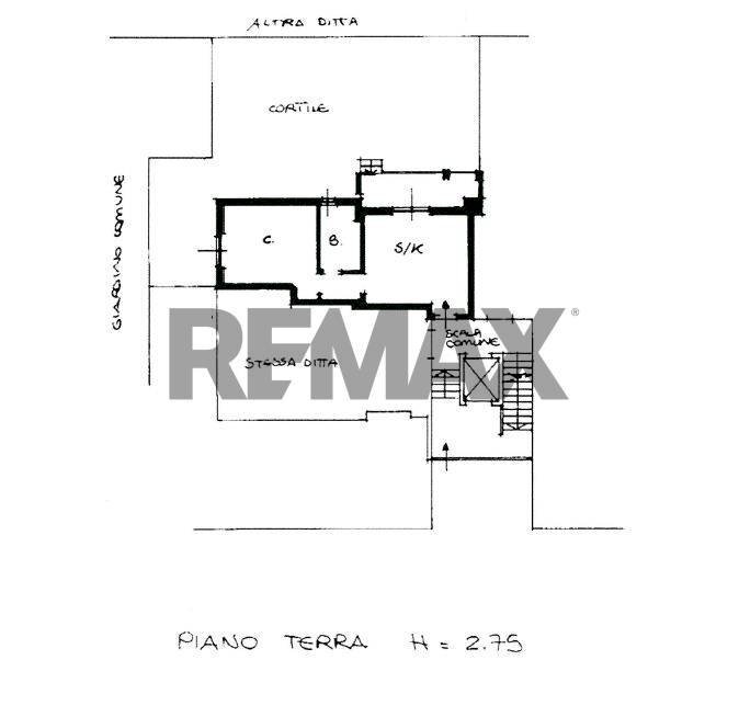 Pianta 2D - Bilocale Via Bramante da Urbino
 
49/a, Monza - planimetria 1