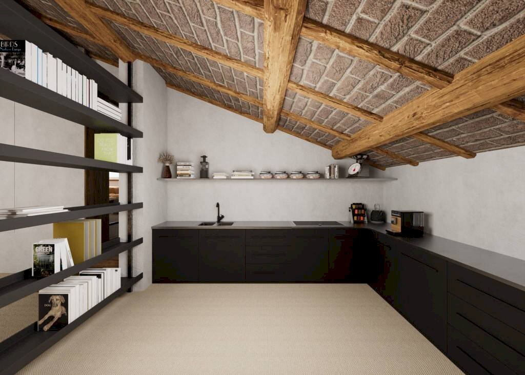 Cucina - Attic corso Vittorio Emanuele II, 145, Roma (neighborhood Centro Storico) - photo 3