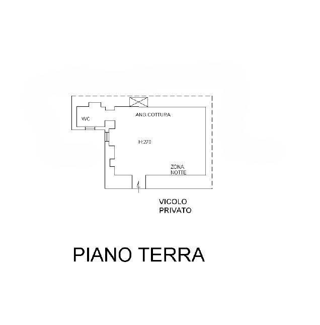 Loft via del Tufo, Matino - planimetria 1