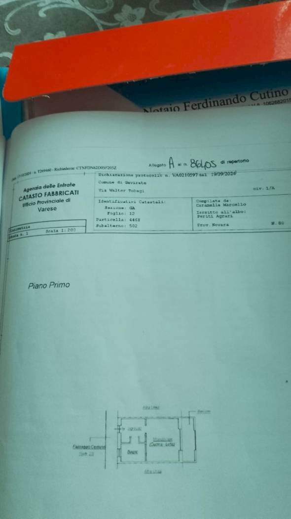 Appartamento via Walter Tobagi, 1/a, Gavirate - planimetria 1