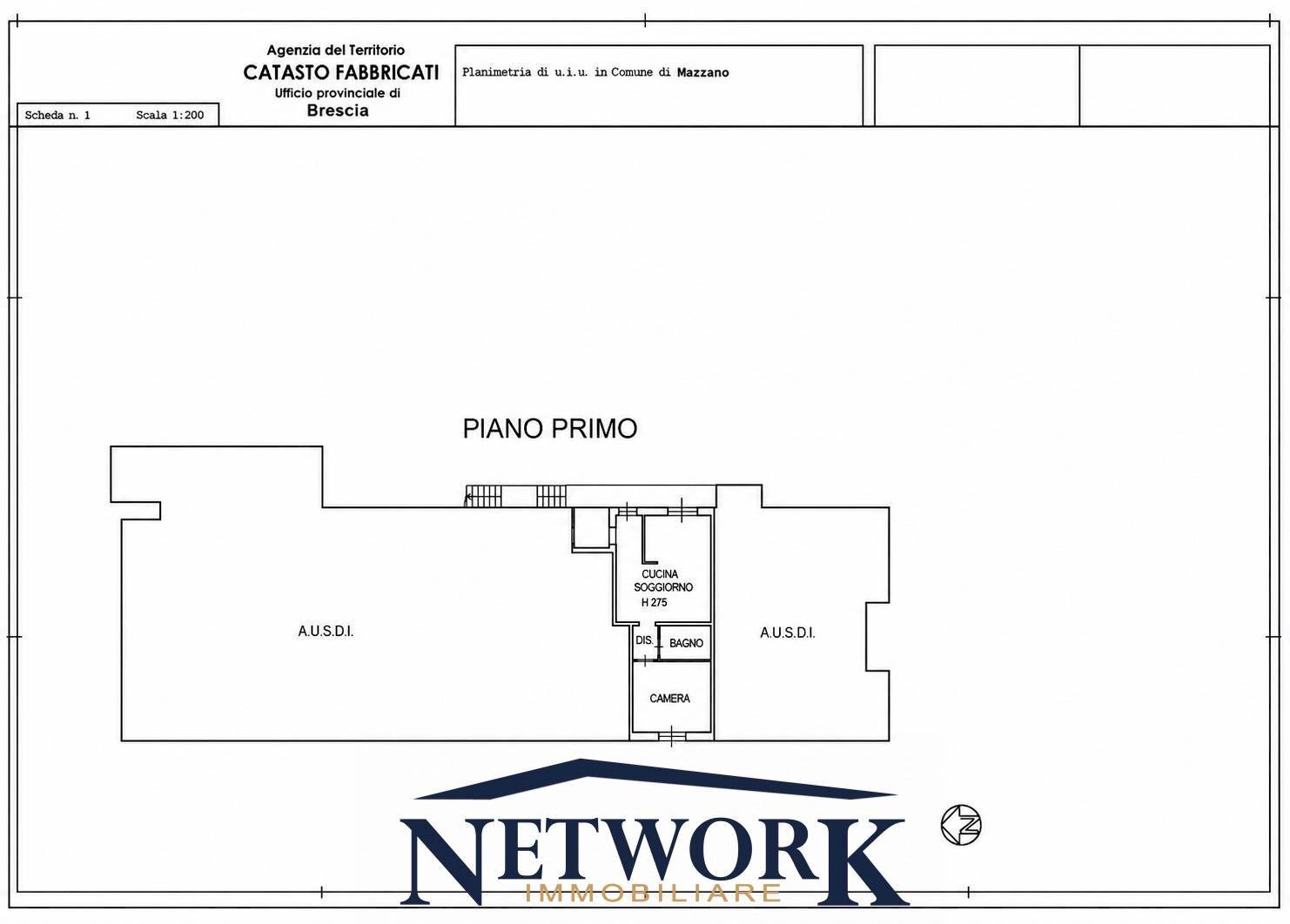 Foto 12 - Bilocale viale brescia
 
79, Mazzano - planimetria 1
