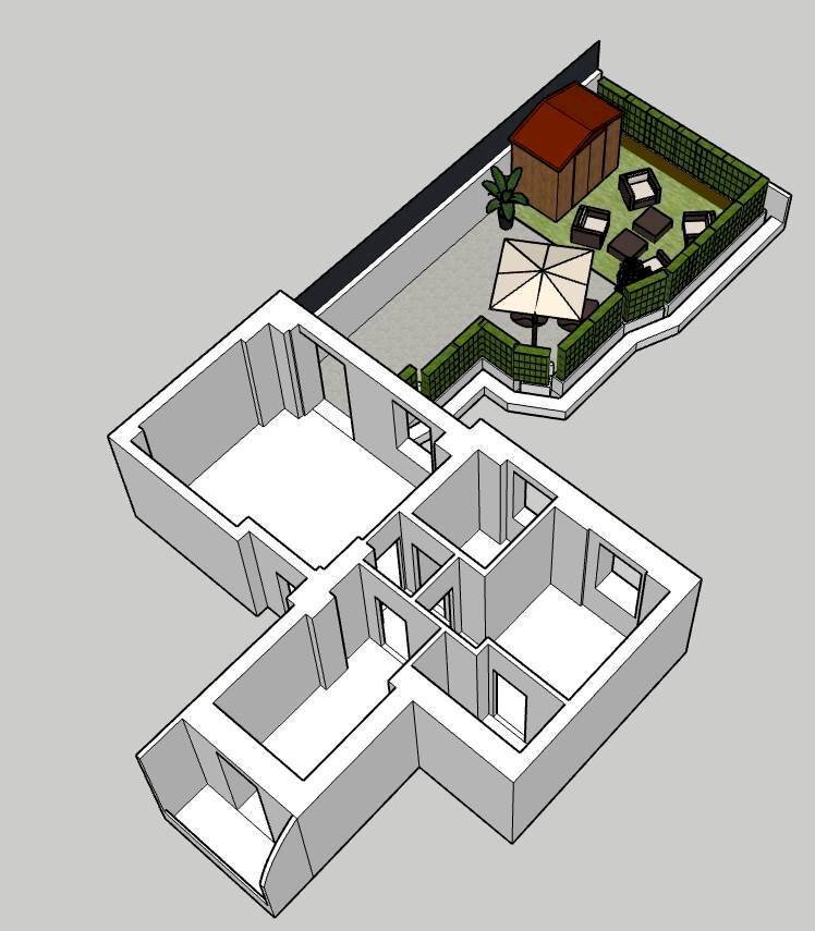 Appartamento via Sansovino, 11, Milano (zona Città Studi) - planimetria 1