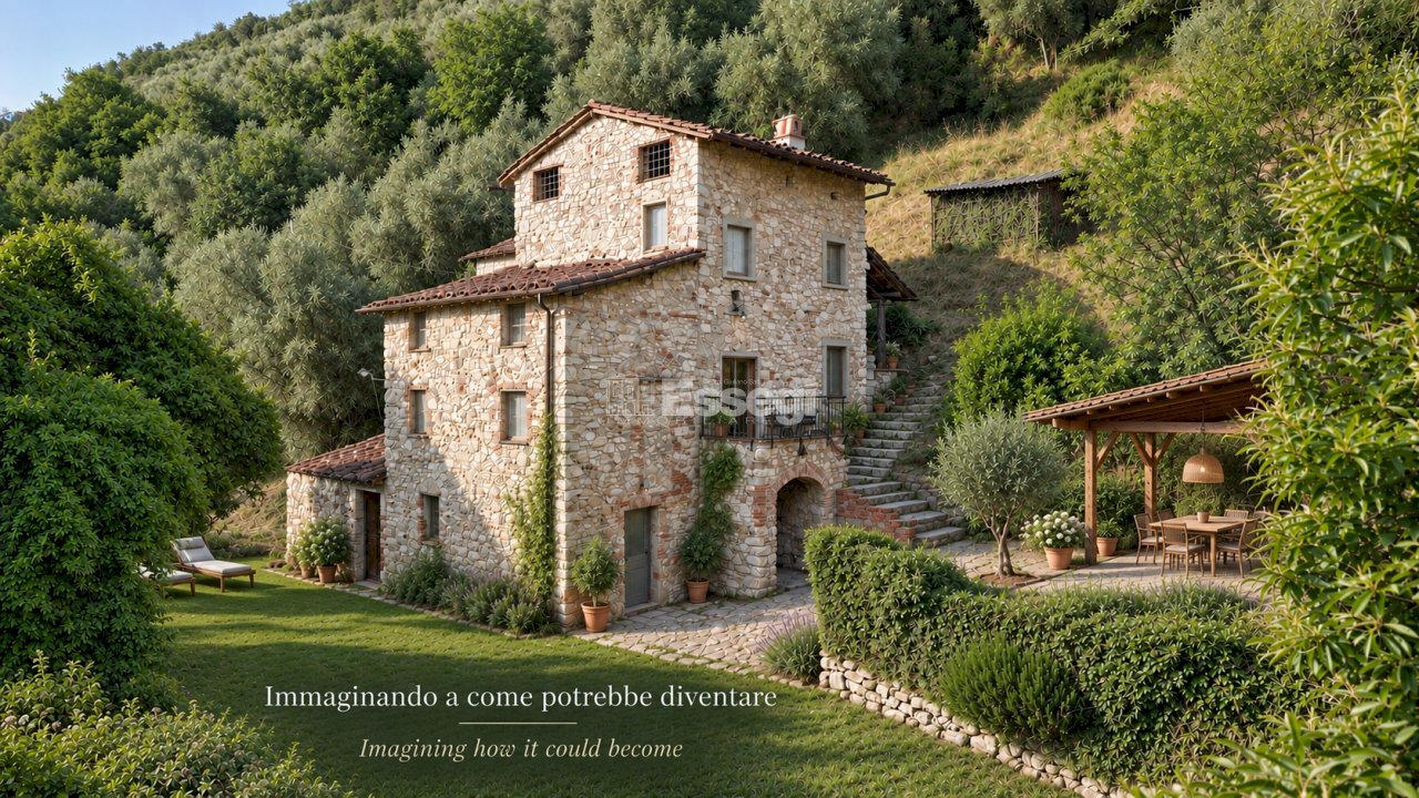 casa in pietra da ristrutturare vendesi lucca coll - Casale Domazzano 8, Borgo a Mozzano - photo 1
