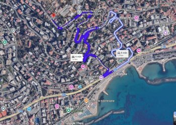 Google maps - Casa indipendente Via G. D'Annunzio 28, Sanremo - foto 6